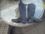 Moretta Leather Riding Boots Size UK 6, Slim Calf
