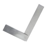 100mm Engineers Polished Try Steel Set Square Workshop Tool 4"