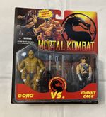 VINTAGE GI JOE MORTAL KOMBAT ACTION FIGURE HASBRO GORO V CAGE SEALED PACK MOC
