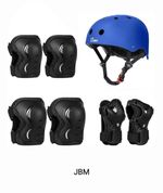 Kids Protective Gear Sports Helmet Skating Skateboard Bike with pads JBM UK