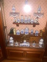 Reutter 1:12 Pharmacy Shop Room Box Furnished w/ Accessories Wood & Glass.