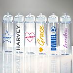 Personalised Water Bottle With Straw Sport Drinks Flask 750ml