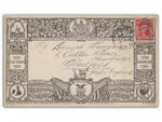 1908 Transatlantic Penny Post- Sent Eastbound - Scarce!