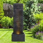 Garden Water Feature Outdoor LED Fountain Waterfall Electric Fountain Waterfall