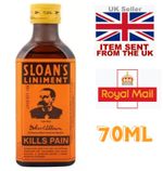 70ml Sloan's Liniment Original Pain Relief For Muscle Pain, Sprains, Arthritis  