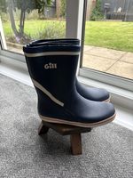 Gill Men's Short Cruising Boots Size 11 Blue/White Good Condition Worn Once