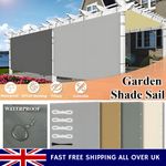 2X3/3X3/3X4/4X5M Sun Shade Sail Waterproof Outdoor Square Rectangle Garden Patio