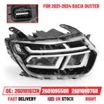 Fit Dacia Duster MK2 Headlamp Headlight Right O/S Side 260108076R NEW