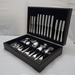RATTAIL By George Butler Heirloom Silver Service 74 Piece Canteen of Cutlery Set