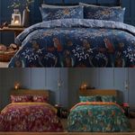 Furn Forest Fauna Decorative Woodland Print Reversible Duvet Cover Set