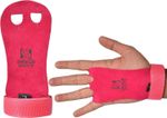 Kids Leather Grips Bright Pink Guard Gloves Pull up Gymnastic Palm Protector