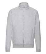 Clearance x 24 Mens Fruit of the Loom Classic Sweat Jackets. Heather XL. M115.