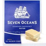 Seven Oceans Emergency Food Ration Biscuits. Best Before 10/2030