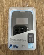 PayPal Here Contactless Chip & Pin Card Reader Black Brand New