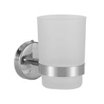 Wall Mounted Tumbler Bathroom Accessory Stainless Steels Toothbrush Holder NEW