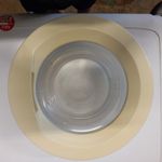WHITE KNIGHT TUMBLE DRYER DOOR COMPLETE WITH HINGE 6KG / 7KG off white