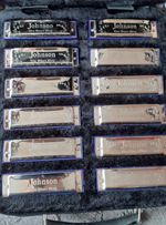 Johnson Harmonica the Blues King Set Of 12