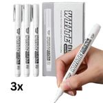 3 X White Chalk Liquid Marker Pen Write On Windows Wedding Blackboard Chalkboard