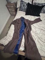 Abbyshot Men's Tenth Doctor Cosplay Trench Coat Medium