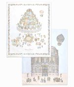 Atelier Choux Baby Le Gateau / Chateau Choux Reversible Quilt in White (130cm)