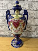 Unmarked Moriage Urn Lidded Oriental Style See Photos Vintage Double Handled