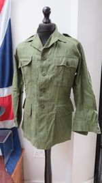 1950 Pattern British Army Jungle Green Bush Jacket 1955