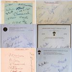 Autograph Sheet - Derbyshire County Cricket Club Team (Multiple Options)