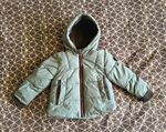 French Connection Unisex Grey Hooded Puffer Jacket Padded Full Zip 24Mths VGC