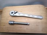 King Dick Alloy Ratchet 1/2" Drive + Extension Military Marks GWO