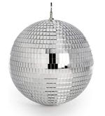 Mirror Disco Ball 30cm Silver Hanging Glitter Ball For DJ Dance Party Parties