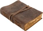 Vintage Hunter Leather Journal – Handmade Leather Bound Notebook for Journaling
