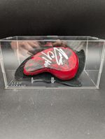 Race Worn Knee Slider Signed Leon Haslam Bsb Wsbk Red Spidi Used In Case