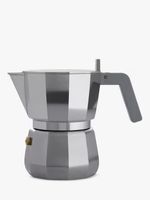 Alessi Moka Espresso 9 Cup Italian Stovetop Coffee Maker Pot - Grey (Marks)