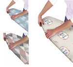 Easy Multi Fit Elasticated Ironing Board Cover Double Layer Backing Washable New