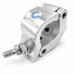 Silver Half Coupler Truss Clamp Heavy Duty 750Kg SWL 48-51mm 50mm Stage Rigging