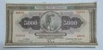 GREECE 🇬🇷 5000 DRACHMAI BANKNOTE (SEPTEMBER 1, 1932)