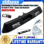 For Audi TT Boot Handle & LED Number Plate Lights 2015 + 8S0827574C 9B9 Black UK