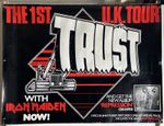 THE 1ST TRUST WITH IRON MAIDEN ORIGINAL PROMO POSTER