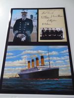 RMS TITANIC WHITE STAR LINE CAPTAIN EDWARD JOHN SMITH SIGNED PRE-PRINT A4 PRINT