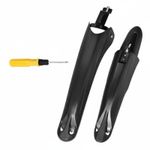 Bike Mudguard Set Adjustable Angle Splash Protection for Rainy Rides