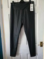 leather effect leggings dize 16