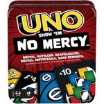 UNO Show ’Em No Mercy Card Game with Metal Travel Tin – Extra Cards