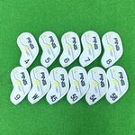 11 Pcs For PING G430 Golf Club Head Cover Iron Head Covers Magnetic Black White