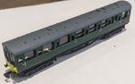 3D Printed N Gauge Maunsell Inspection Carriage in BR Green 
