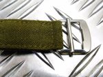 British Army Trouser Silver Side Buckles, No2 / Barrack 1 Pair Genuine Vintage