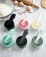 10-Piece Measuring Cups & Spoons Set – Stackable Kitchen Aid Measuring Tools for