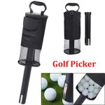 Golf Ball Shag Bag Practice Golf Ball Bag Holder Pick Up Receiver Tube Collector