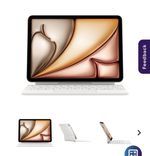 Apple Magic Keyboard for iPad Air 11-inch (M3) White New In Box