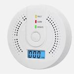 Carbon Monoxide Detector Warning Alarm Sensor LED Digital Battery Powered