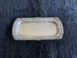 William Bateman I 1819 Regency English Sterling Silver Snuffer Tray London